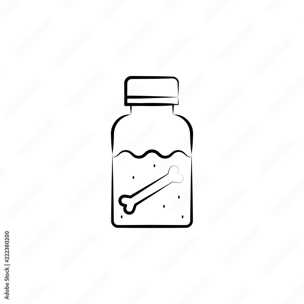 Dipple icon. Element of mad science icon for mobile concept and web apps. Hand drawn Dipple icon can be used for web and mobile