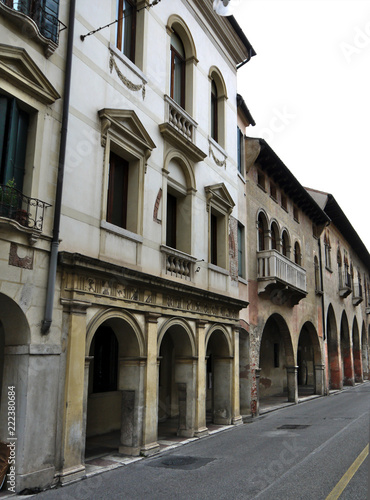 Fototapeta Naklejka Na Ścianę i Meble -  The ancient historic streets of the romantic city of Verona Italy