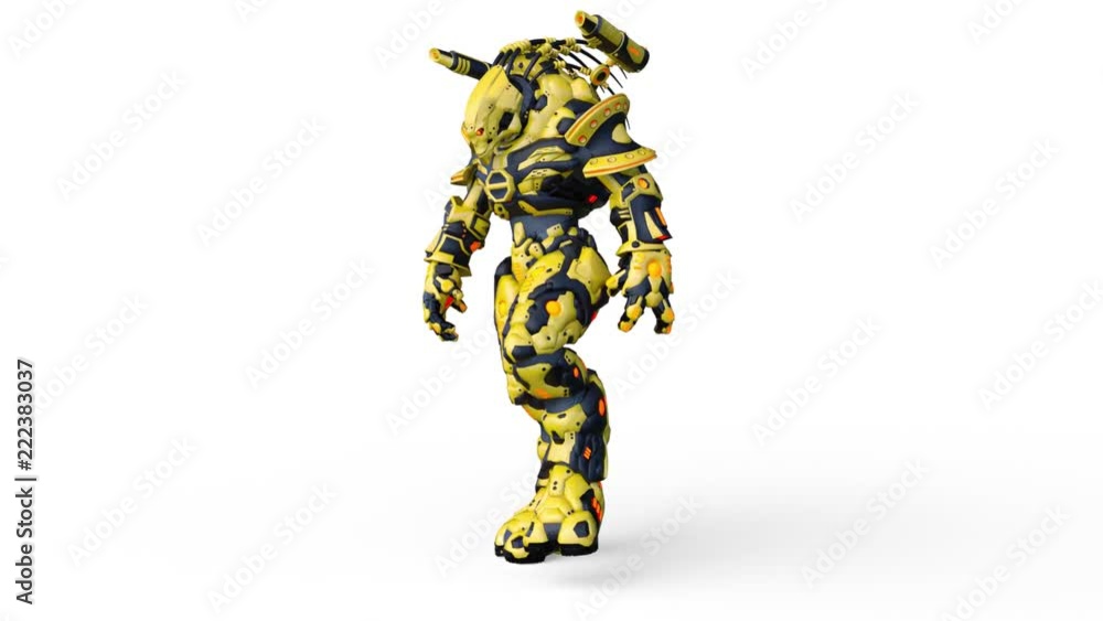 歩くロボット