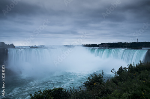 the Niagara Falls from the Canadian side