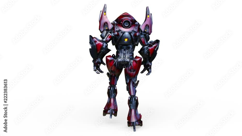 3D CG rendering of Humanoid