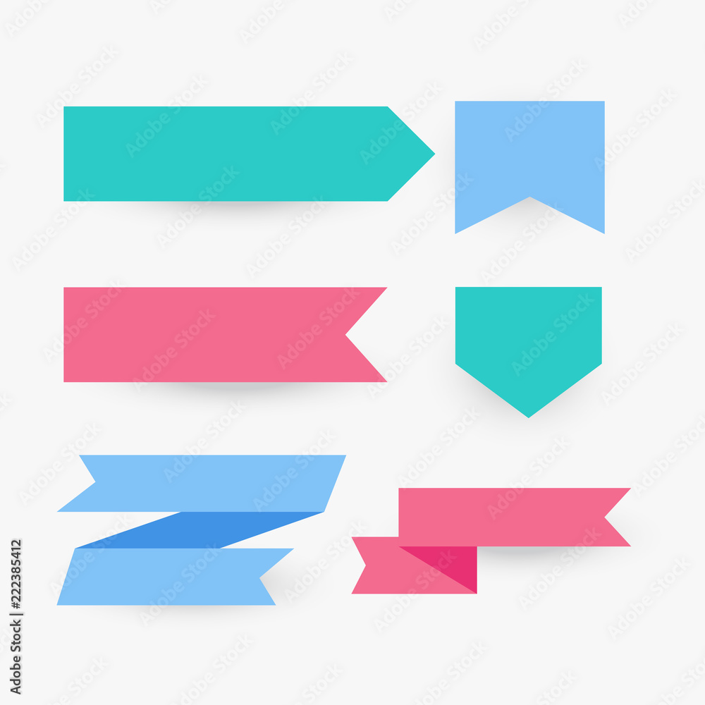 collection of flat ribbon in various colors collection of flat ribbon in various colors