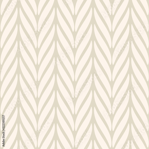 Seamless vector floral pattern with zigzag and stripe elements in light pastel colors. Ornamental print.