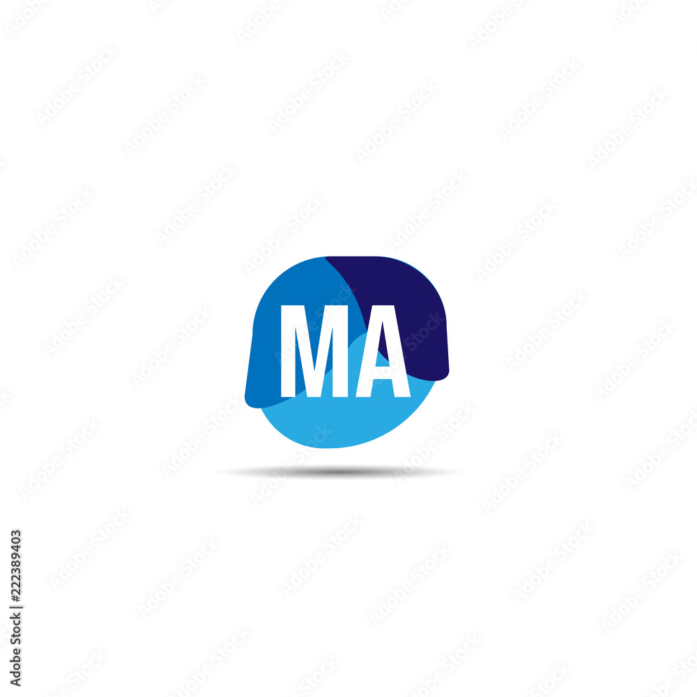 Initial Letter MA Logo Template Design Initial Letter MA Logo Template Design