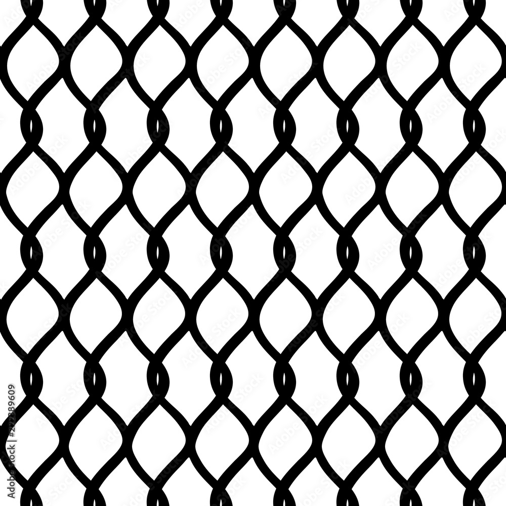 Fototapeta premium Black and White Seamless Ethnic Pattern. Tribal