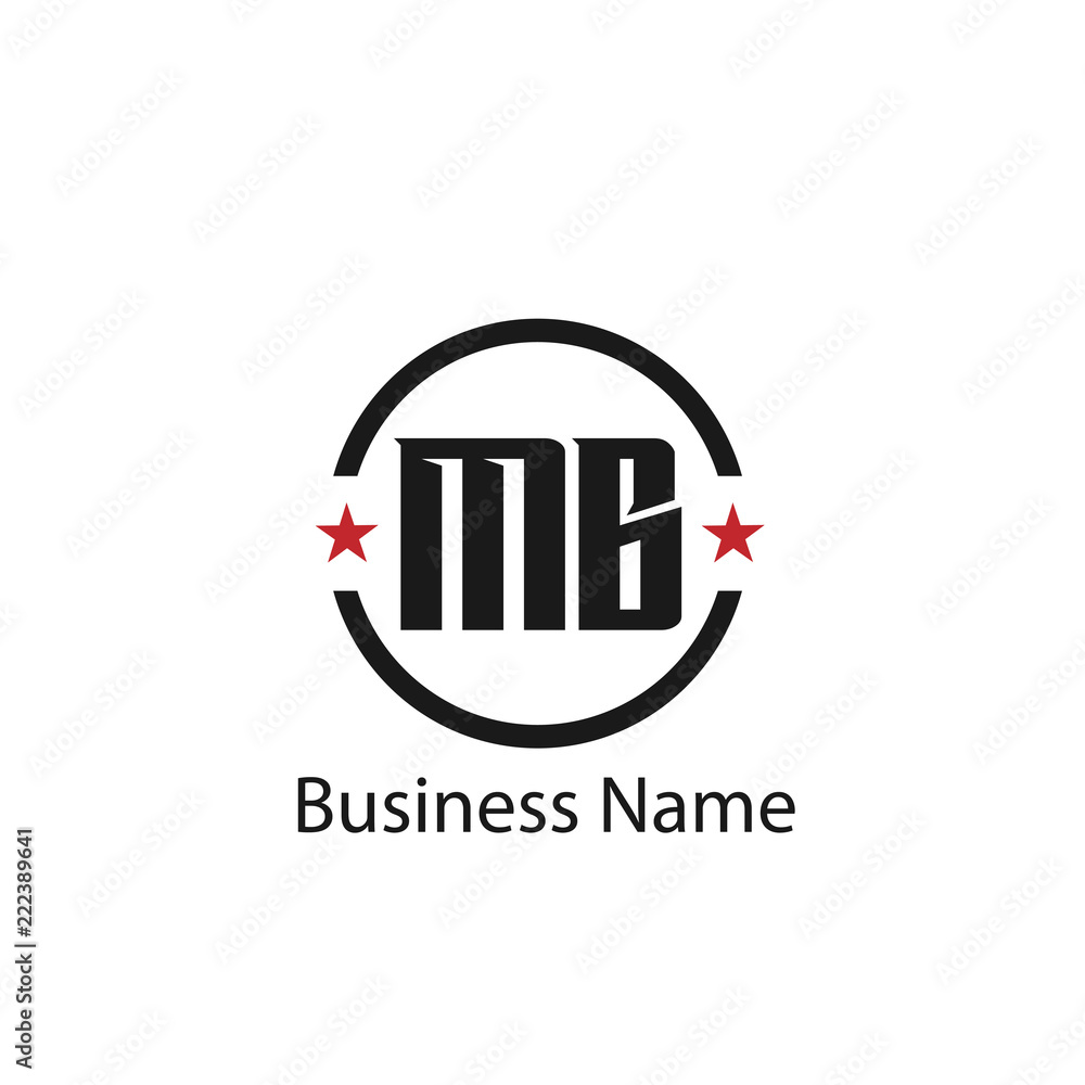 Initial Letter MB Logo Template Design Initial Letter MB Logo Template Design