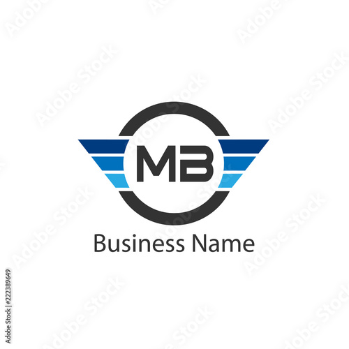 Free Download Initial Letter MB Logo Template Design - GFXLoad