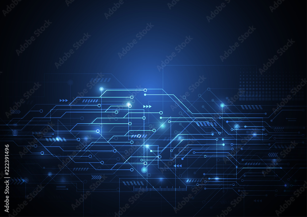 Abstract machine background with technology circuit board texture. Electronic motherboard illustration. Communication and engineering concept. Vector illustration Abstract machine background with technology circuit board texture. Electronic motherboard illustration. Communication and engineering concept. Vector illustration