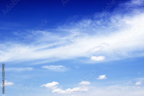 Blue sky and white clouds © peekeedee