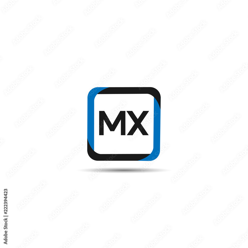 Initial Letter MX Logo Template Design Initial Letter MX Logo Template Design