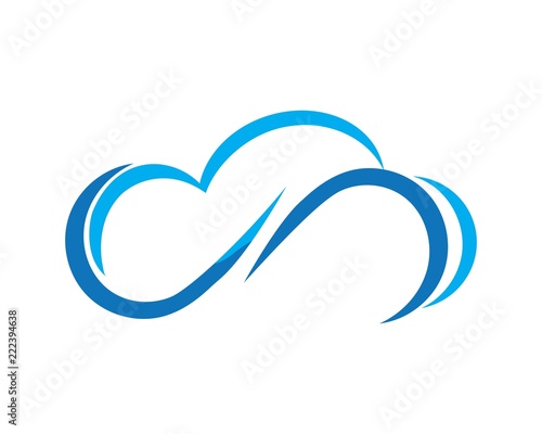 cloud logo template