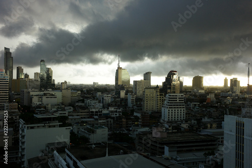 Stormclouds over Bangkok