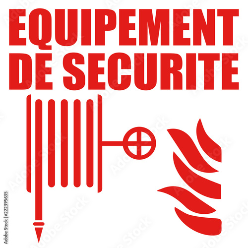 Logo équipement de sécurité.