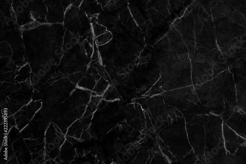 Black marble natural pattern for background, abstract natural marble black and white © modify260