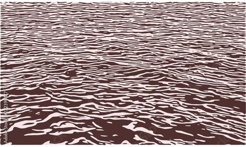 sea wave pattern, vector