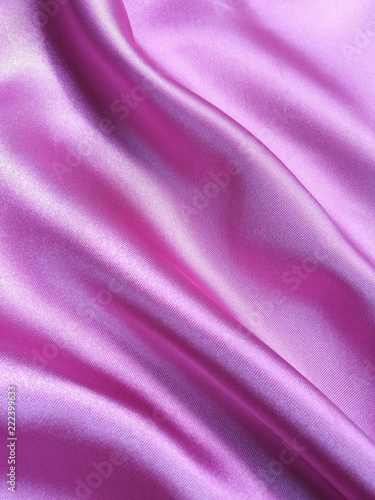Wrinkled satin fabric texture