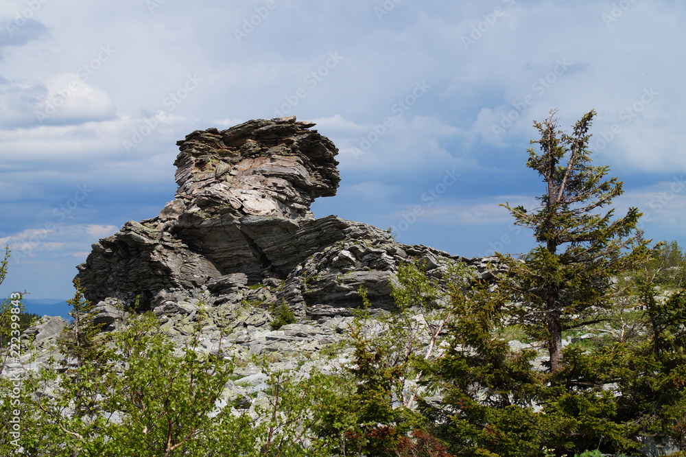 rock and sky