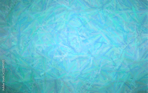 Illustration of aqua Pastel with long brush strokes background.