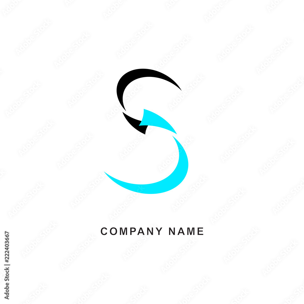 Letter S Vector Logo, Emblem or Banner for Business Identity Letter S Vector Logo, Emblem or Banner for Business Identity