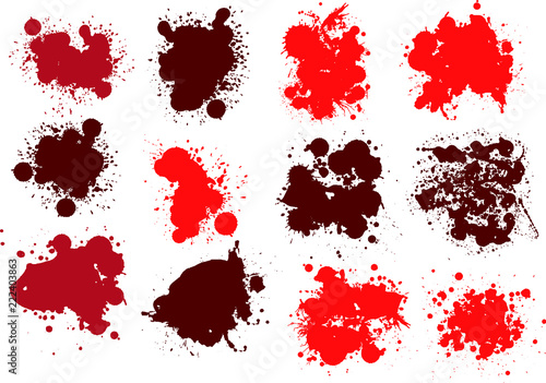 Halloween Horror blood splash set