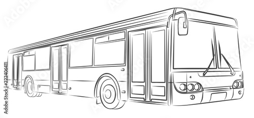 Sketch of big bus.