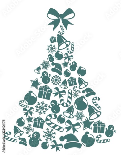 A Christmas tree.