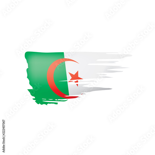 Free Download Algeria flag, vector illustration on a white background - GFXLoad