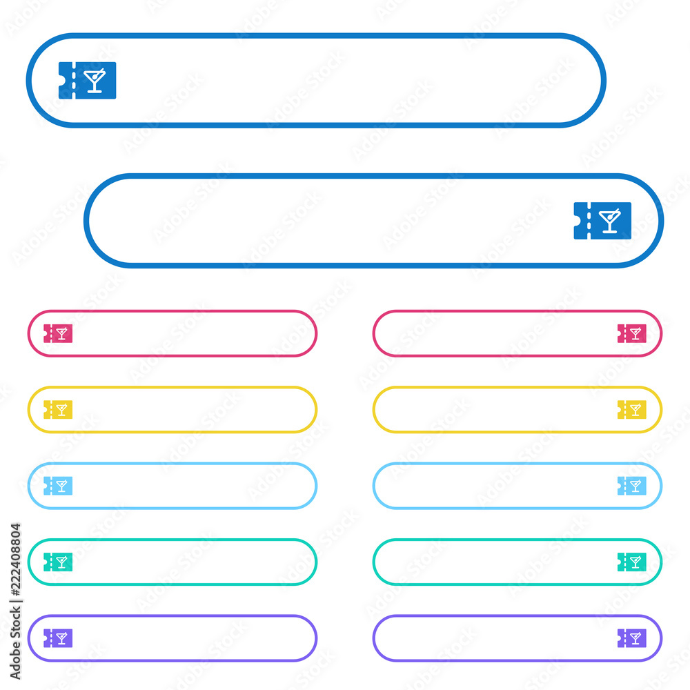 cocktail bar discount coupon icons in rounded color menu buttons cocktail bar discount coupon icons in rounded color menu buttons