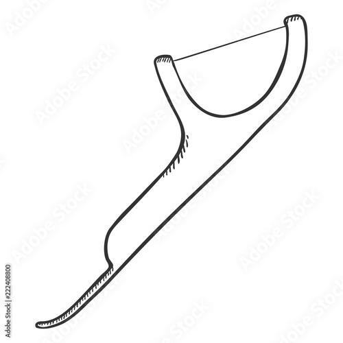 Vector Cartoon Illustration - White Tube of Toothpaste with Toothbrush