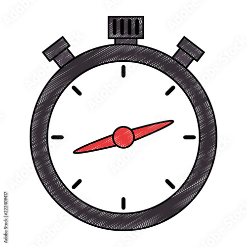 chronometer timer isolated icon
