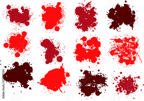 Halloween Horror blood splash set