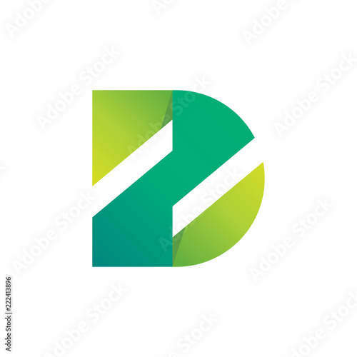 Free Download letter D logo Green - GFXLoad