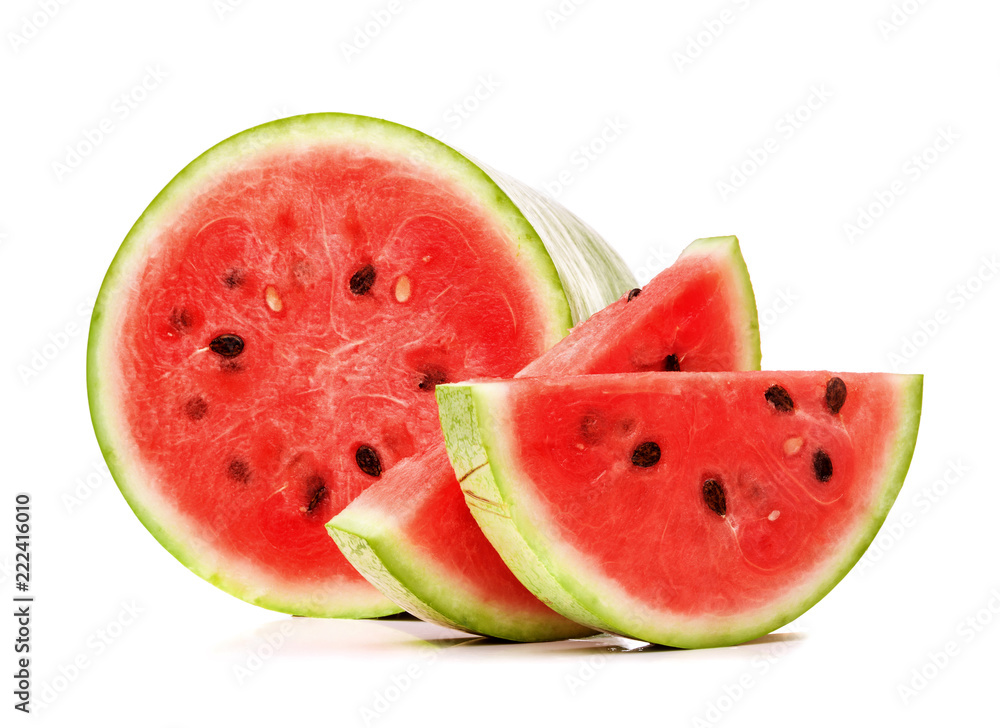 watermelon isolated on white watermelon isolated on white