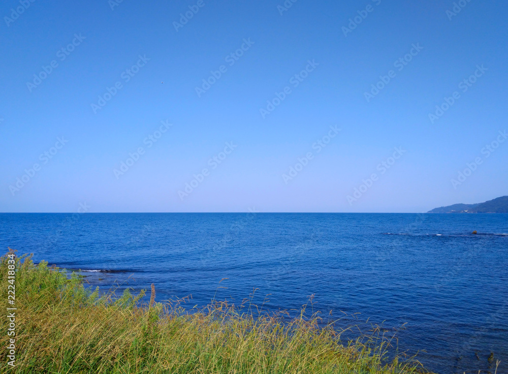 Black sea coast in summer, Yason burnu touristic place