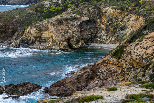 Stone Cliff and the Sardinian sea