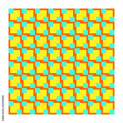 Arte astratto concetto vettoriale texture design sfondo geometrico mattonella mosaico stampa tessile colorato