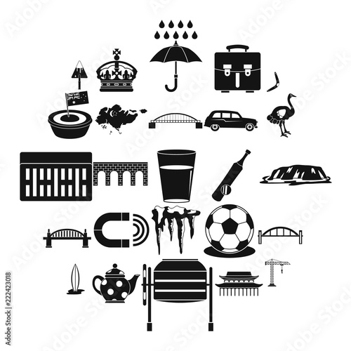 Relocation icons set. Simple set of 25 relocation vector icons for web isolated on white background