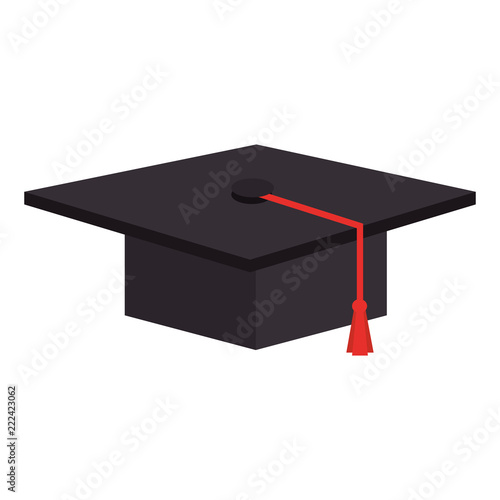 hat graduation isolated icon