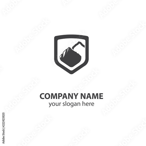 Free Download shield logo design element, shield logo design template - GFXLoad