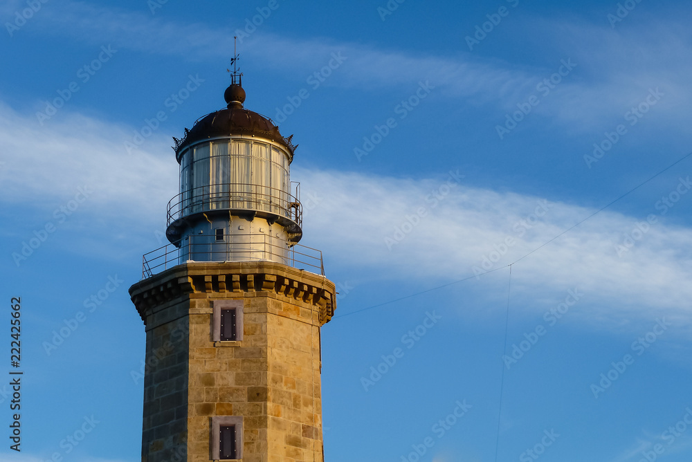 Matxitxako lighthouse in Bermeo, Basque Country