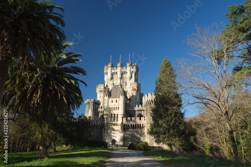 Butrón medieval castle in Basque Country Spain