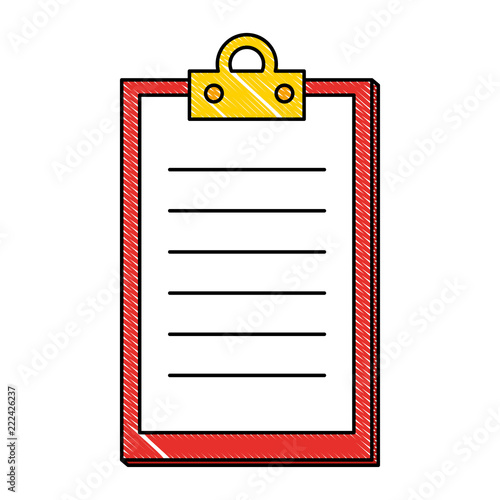 checklist clipboard isolated icon