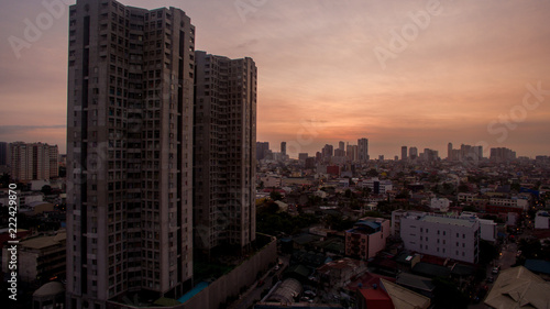 sunset over manila philippines © Tim