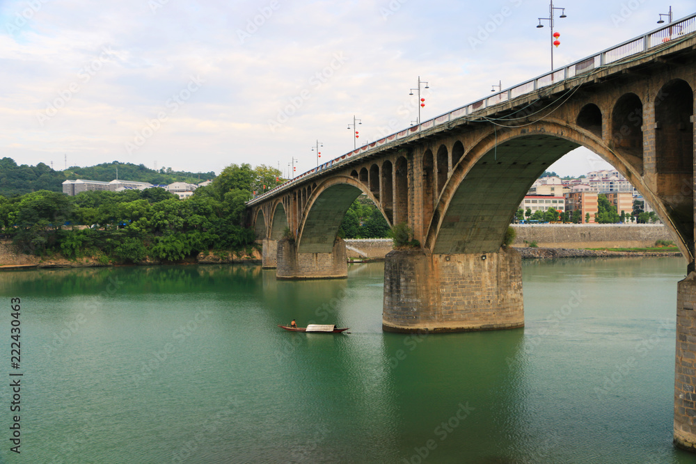 Dongfeng bridge in yongzhou, hunan, China