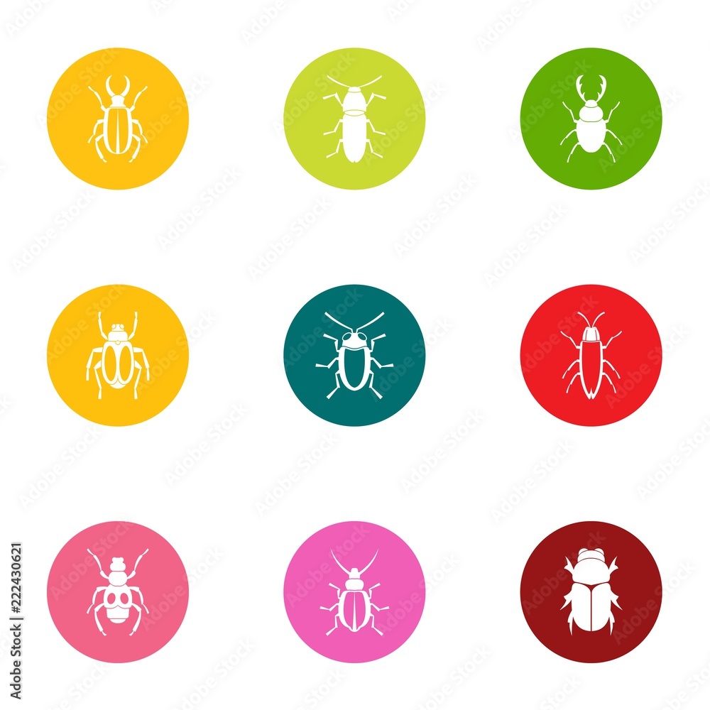 Creepy icons set. Flat set of 9 creepy vector icons for web isolated on white background Creepy icons set. Flat set of 9 creepy vector icons for web isolated on white background