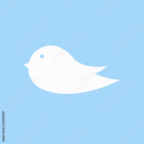 Bird icon sign