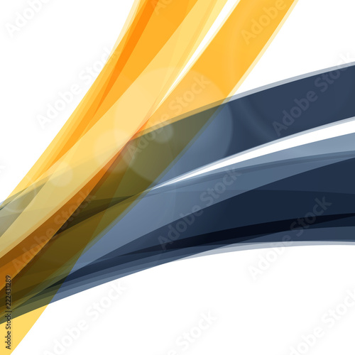 Abstract wave background for poster, flyer, bunner templates. Vector illustration photo