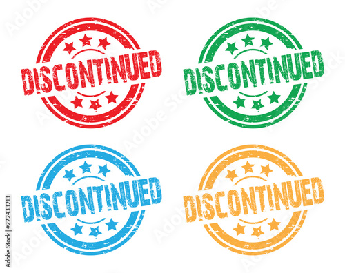 set of discontinued faded stamps