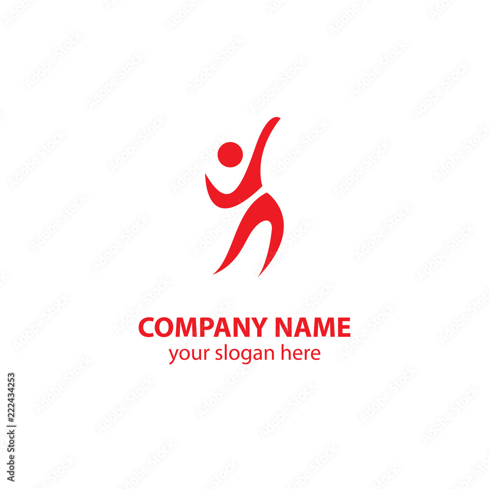 sport logo design element, people logo design vector sport logo design element, people logo design vector