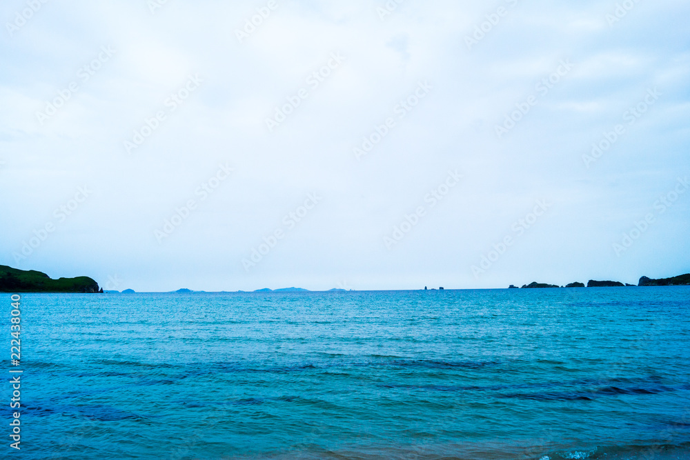 Fototapeta premium Beautiful seascape of Astafievo bay
